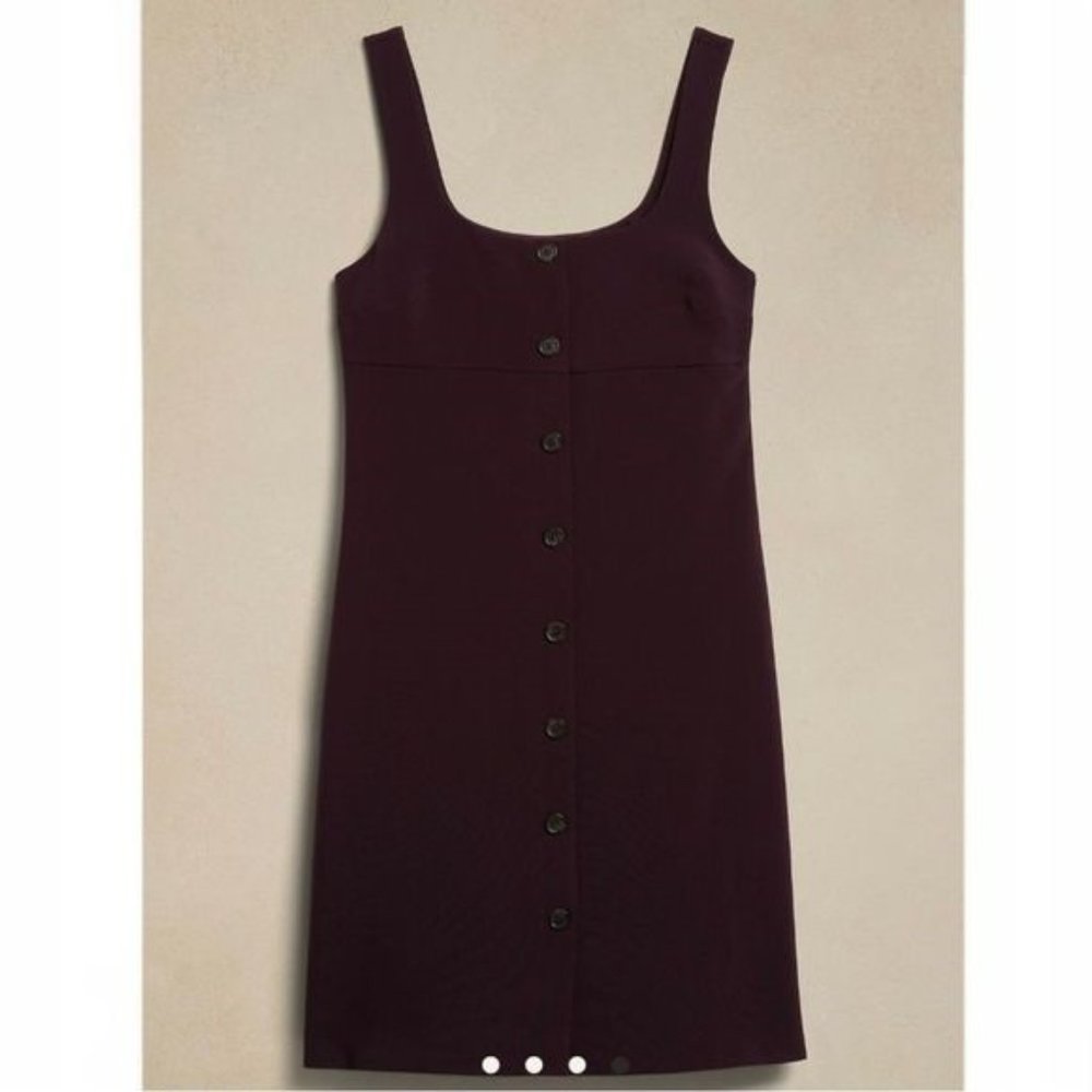 NWT - Banana Republic Black Sheath Mini Dress